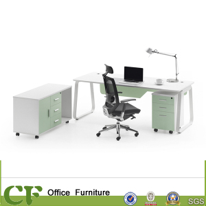 Office Manager Director Desk with Side Cabinet